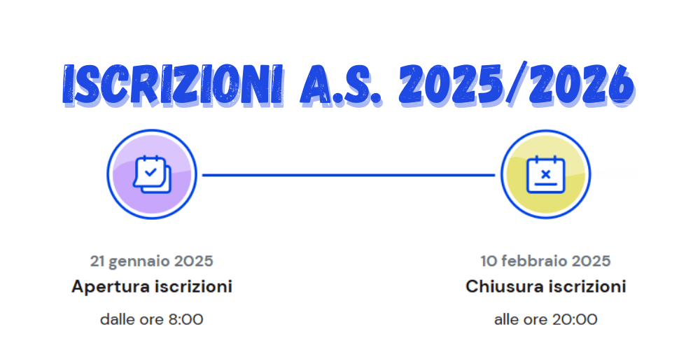 ISCRIZIONI A.S. 2025-26